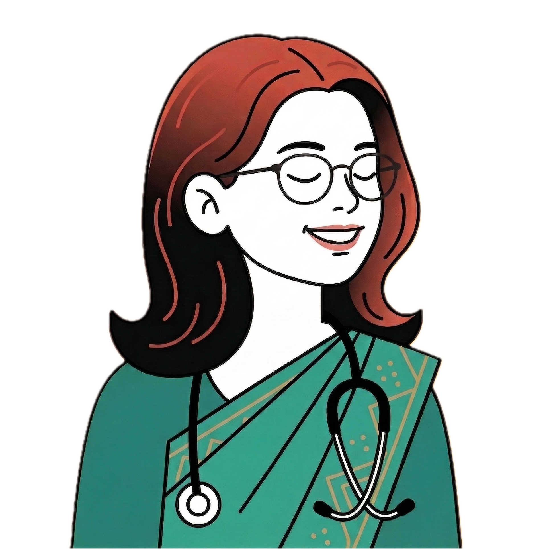 Illustrated character avatar